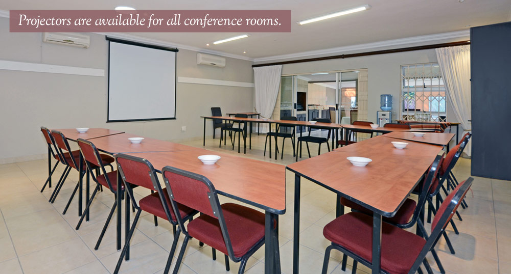 Projectors are available for all conference rooms.